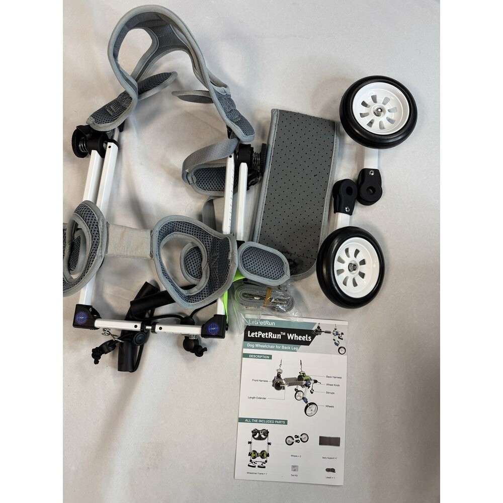 Adjustable Dog Wheelchair for Back Legs Size XS - Picture 2 of 11